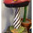 Small Striped Mushroom Over Sized Statue