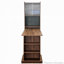 Bureau d'ordinateur pliant avec rangement
