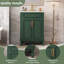 Meuble-lavabo autoportant de 24 po de largeur avec comptoir en céramique, portes à fermeture en douceur et tablette réglable-505550011-505550014
