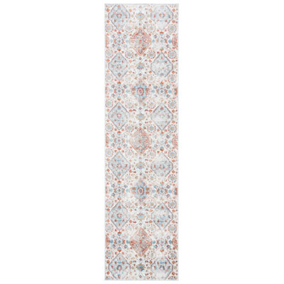 Tapis ivoire / rouille / bleu Montrose
