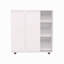 Range-chaussures Houck avec 3 tablettes latérales, rangement compact pour chaussures, bottes et accessoires-1908711508