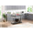 Kaselyn Industrial Bar Cart Kitchen BarServing Cart for Home with Wheels 3 Tier Storage Shelves