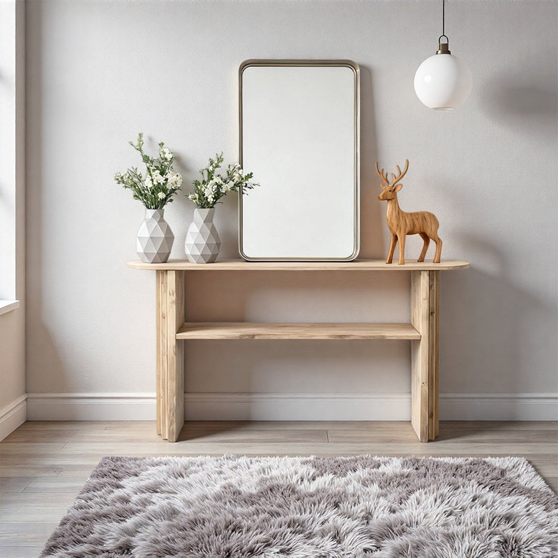 Console en pin, H 29,53 po x l 31,5 po x P 11,81 po