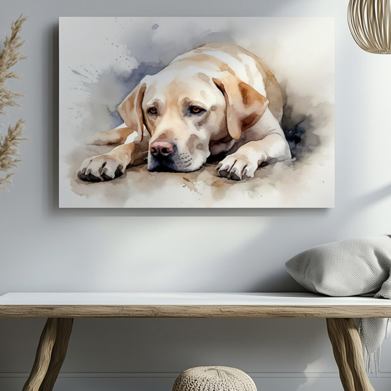 Reproduction d'art sur toile Labrador Retriever, 11 x 14 in