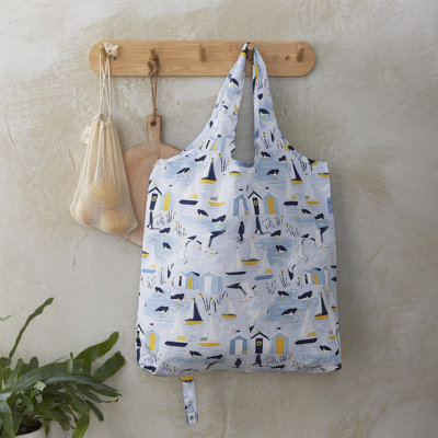 Seashore Cotton Picnic Tote Bag