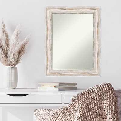 Damarquez Wood Flat Wall Mirror