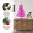 Pink Tinsel Tree-1080493107