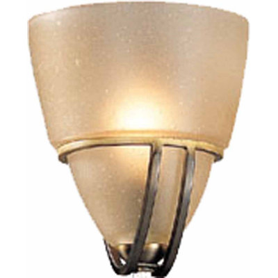 5.75"H x 5.5"W Sepia Glass Cone Pendant Shade