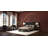 VANT Scalloped Headboard Wall Panels, Upholstered Vertical Accent Panels, Faux Merino Wool Brown, Matira Layout, Set of 16-379666585-383165868