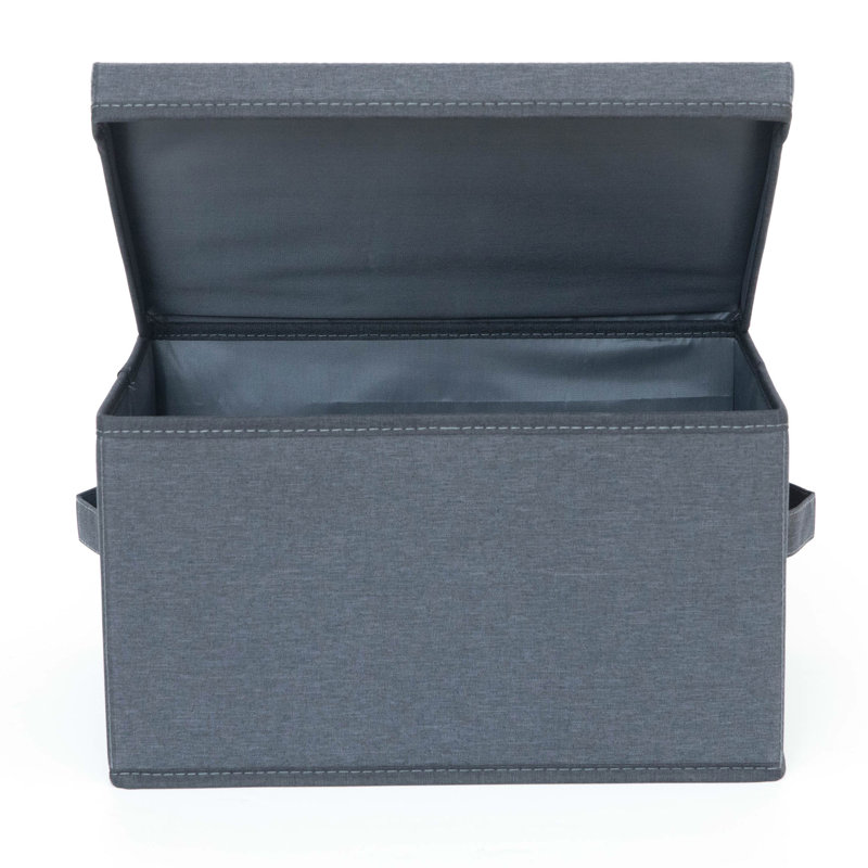 Ensemble de bacs en tissu, H 9 po x l 15,5 po x P 11,5 po