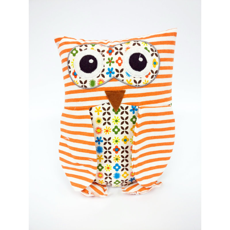 Owl Fabric Weighted Floor Stop