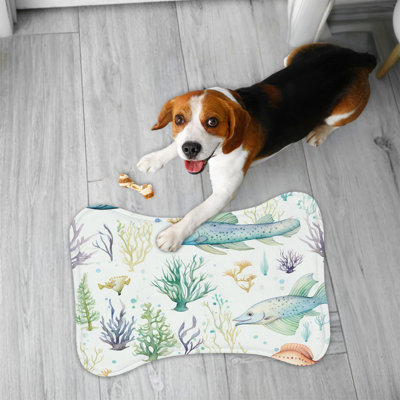 Noble Waters - 1 Piece Bone Shape Feeding Mat