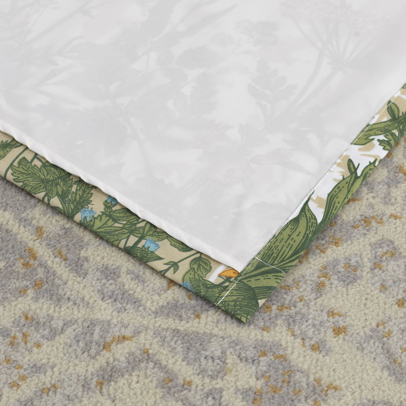 Paire de rideaux semi-transparents avec passe-tringle Dandelion