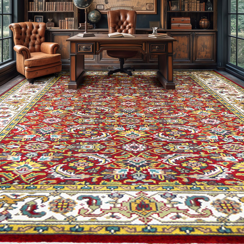 Wool Oriental Area Rug, Rectangle 3' x 5'