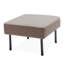 Canapé en L à 2 places avec repose-pieds, canapé moderne en tissu de polyester, petits fauteuils confortables pour les petits espaces: salon, chambre à coucher, bureau, appartement-637522903