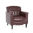 Enoks Tufted Leather Armchair-1431341376