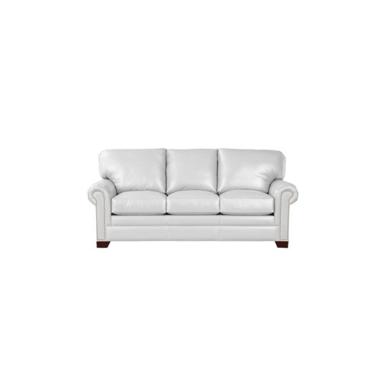 Copola Sofa, Blue Genuine Leather