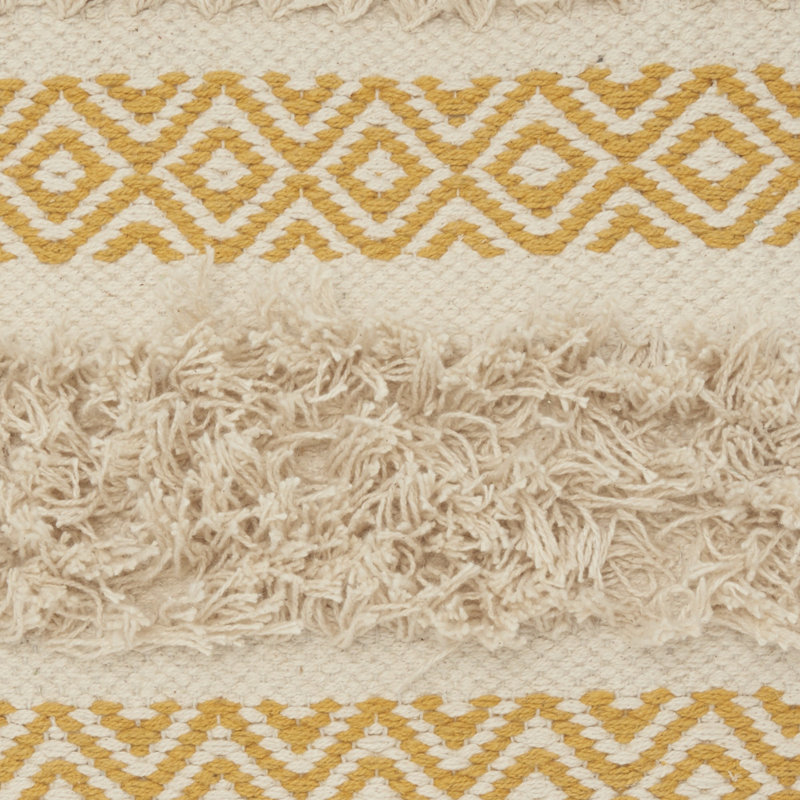  Housse de coussin carré et insert, Moutarde