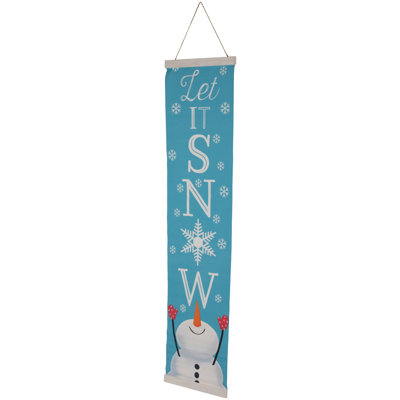 43" Let It Snow Christmas Wall Sign