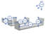 3 Piece U-Shaped Floating Shelf