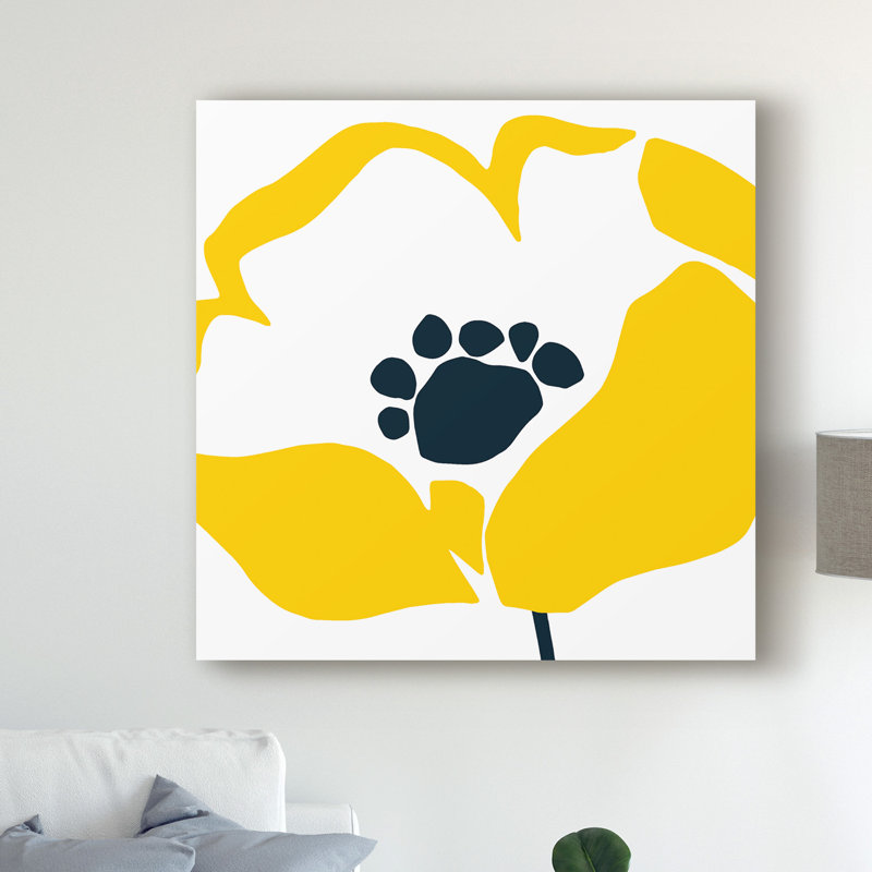 Pop Art Floral II par Wild Apple Portfolio - impression sur toile, H 24 po x l 24 po x P 2 po