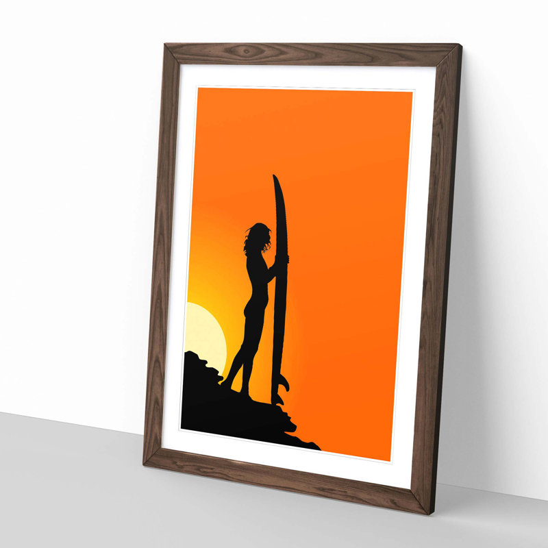 Single Picture Frame Print, Walnut