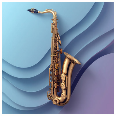 Édredon Golden Saxophone On Waves