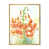 Toile avec cadre flottant or