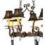 Elara Handcrafted 6 Light Pot Rack