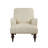 Jillian Classic High Back Linen Fabric Upholstered Armchair-66987154
