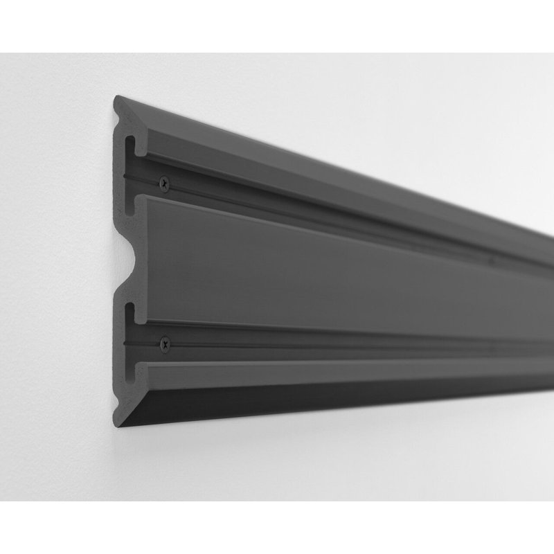 4' Wide Geartrack Channels, Smoke