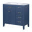 Meuble-lavabo simple avec plateau en céramique Filipp-1861422901