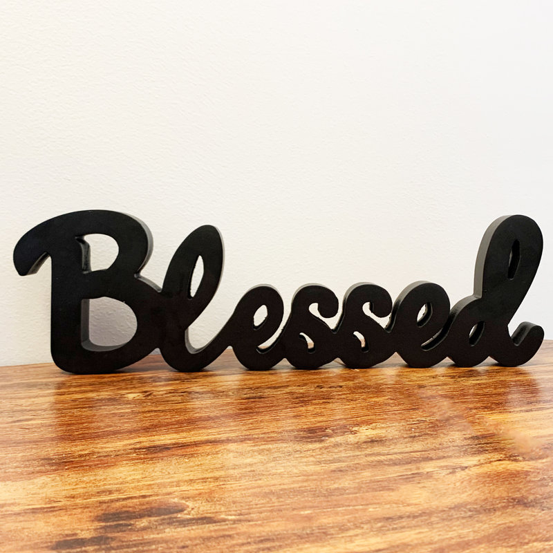 Resia Text Letter Block
