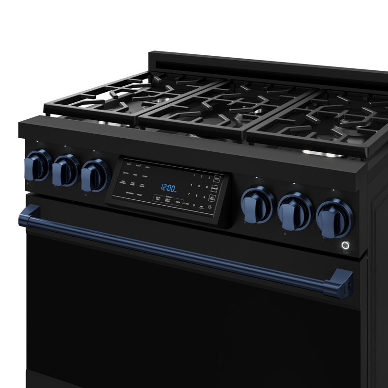 Cuisinière au gaz professionnelle de 36 po avec panneau tactile inclinable Gordon Ramsay de THOR Kitchen