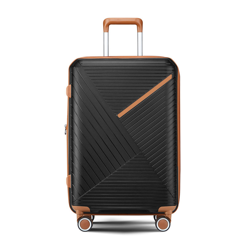Ensembles de valises 4 pièces (14/20/24/28), valise légère extensible avec 4 roues pivotantes doubles à 360 degrés pour matériaux de transport