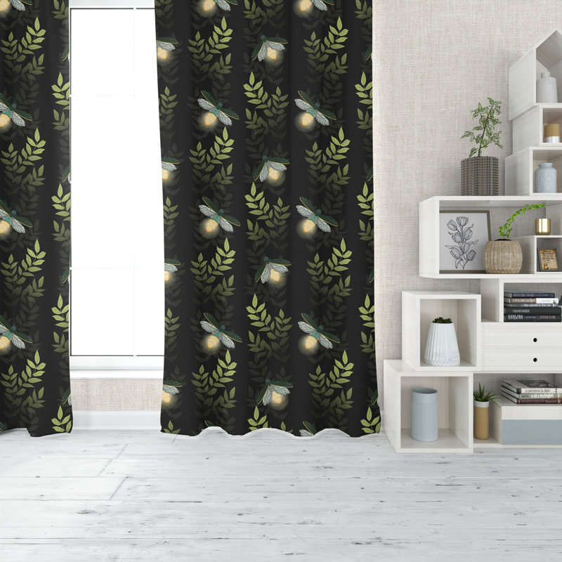 Jinesh Room Darkening Curtain, 56" W x 78" L