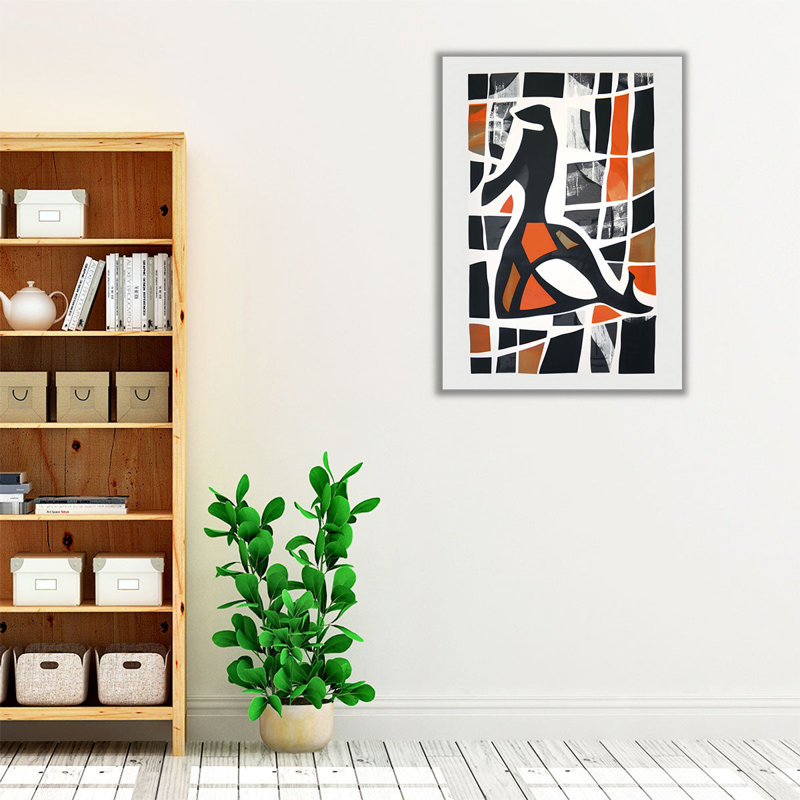 Geometric Aviary - Canvas Print Wall Art, 48" H x 36" W
