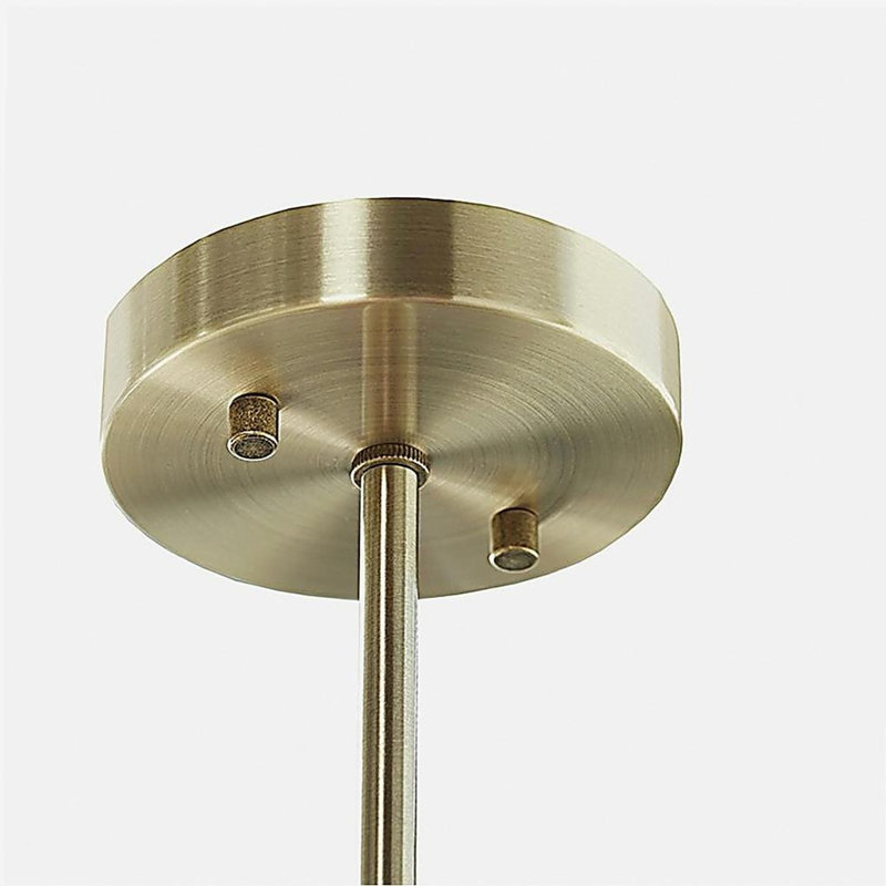 Luminaire suspendu en métal à 6 têtes