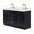 Black Oak / Satin Brass is out of stock