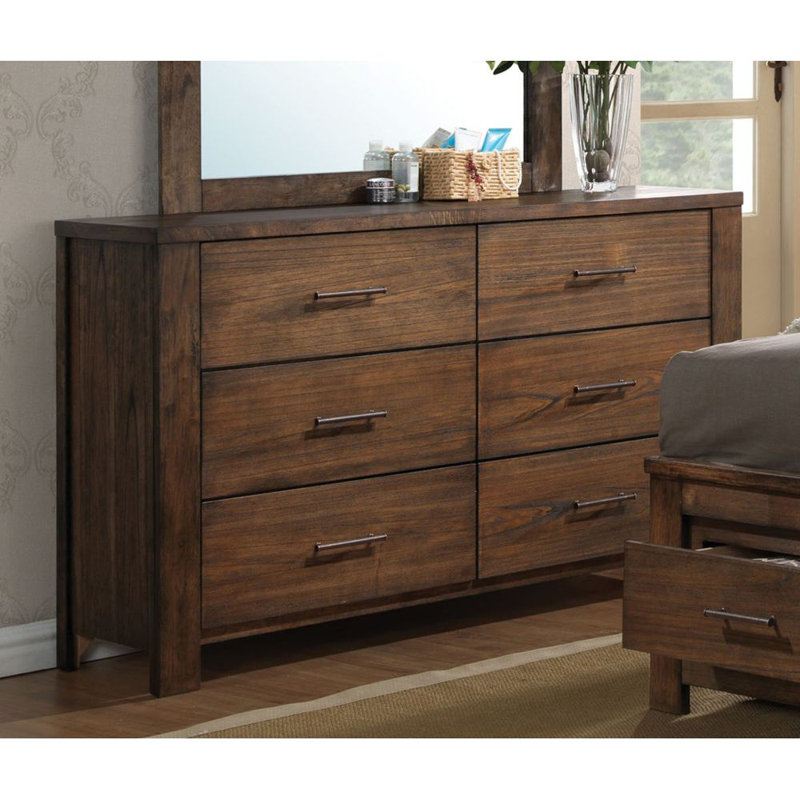 Double commode 6 tiroirs Lars