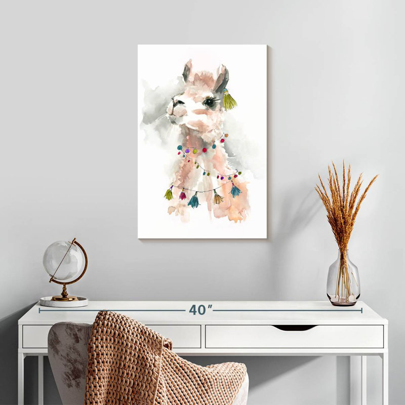 Brampt Llama Drama II, 24" H x 16" W