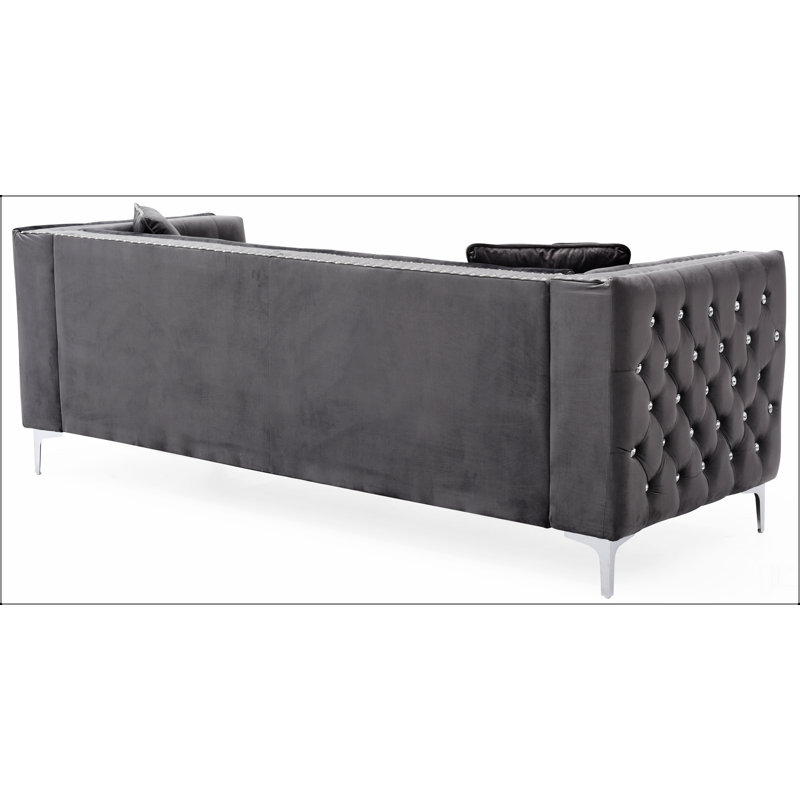 Canapé rembourré Glory Furniture Paige, Gris