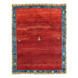 Fine Hand Knotted Persian Gabbeh 7'8'' X 9'11''