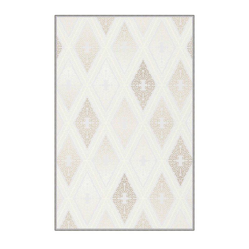 Luxurious 3D Printed Area Carpet, 5.9 x 9.2 Feet | 100% Polyester, 0.3 in Pile Height, 650 g/m² | Antibacterial & Non-Slip Underside, Machine Washable for Easy Care | Perfect for Living Room, Bedroom, or Office Décor