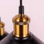  Luminaire suspendu industriel 3 lumières, luminaires suspendus réglables en métal noir, douille de culot E26, luminaire suspendu pour cuisine, salle à manger, café (ampoule non incluse)