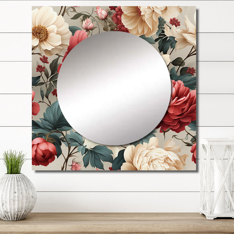Décoration murale antique pour jardin, 23 po x 23 po