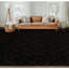 Rectangle Geometric Hand-Knotted Wool Area Rug in Black/Gray-1738800903