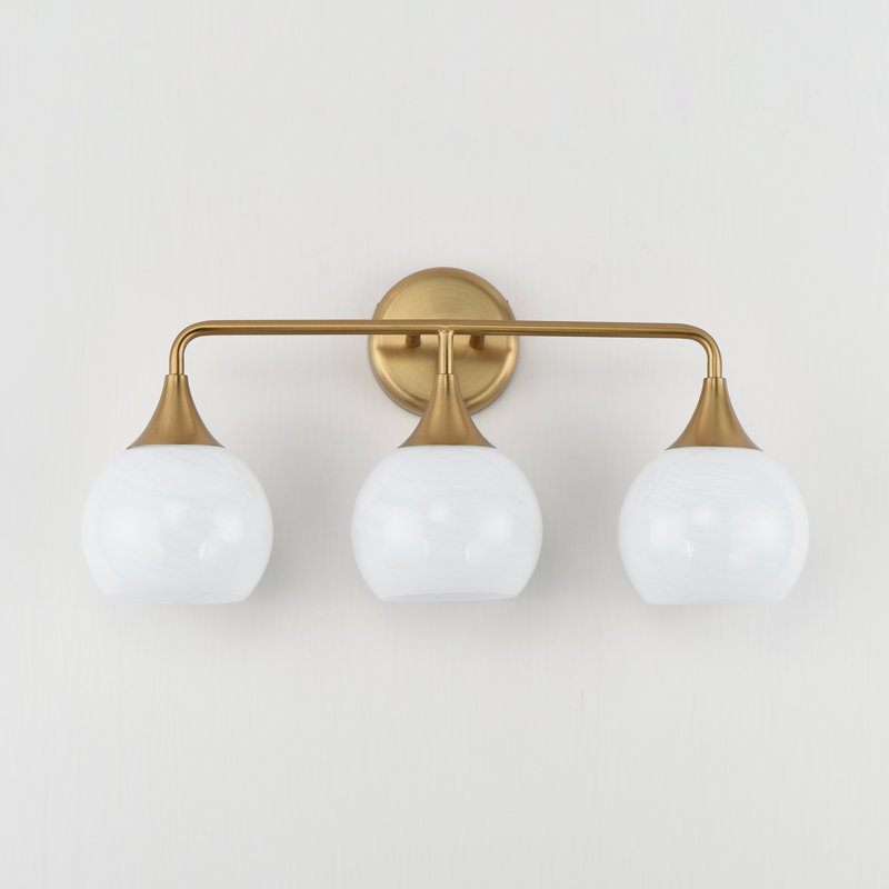 Meuble-lavabo Neve-Bath, Laiton vieilli naturel