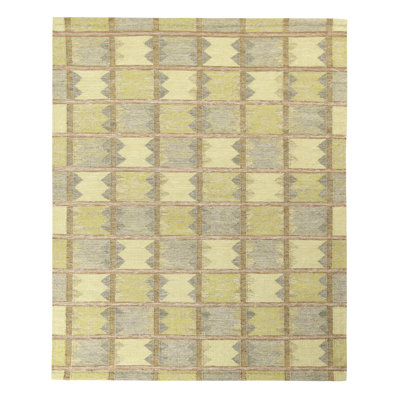 Scandinavian Wool Geometric Area Rug