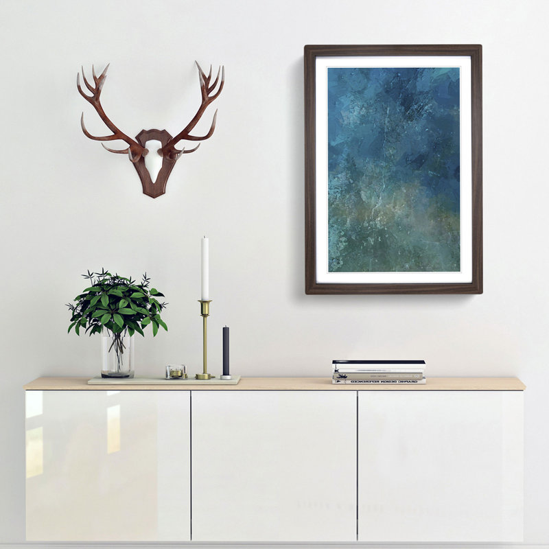 A Daydream in Abstract - Framed Print, Walnut Framed, 33cm H x 24cm W x 2cm D